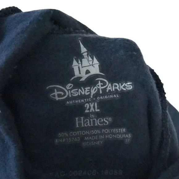 Disneyland Resort Mickey Mouse Hoodie Sweatshirt Navy 2XL - Picture 5 of 6